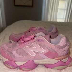 New Balance 9060 overdye sneakers in pink